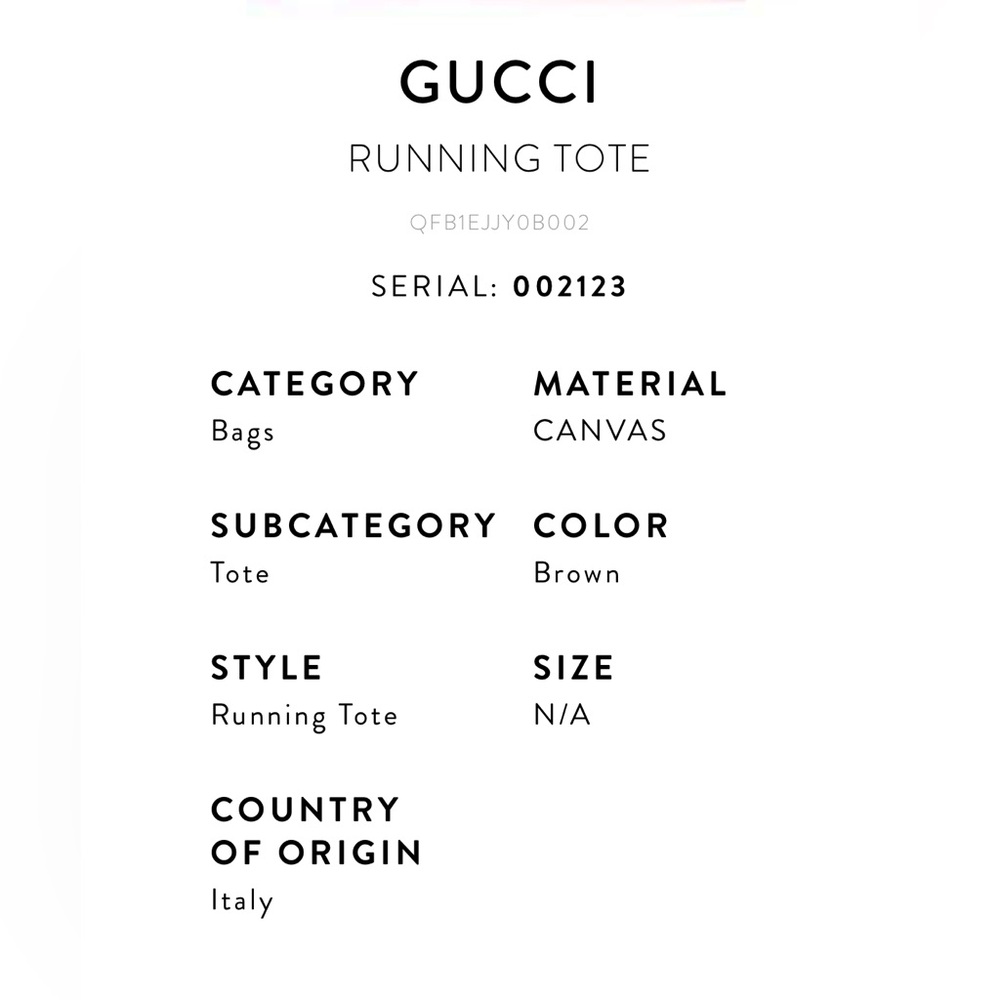 Gucci Brown Canvas GG Running Tote - Picture 13 of 15